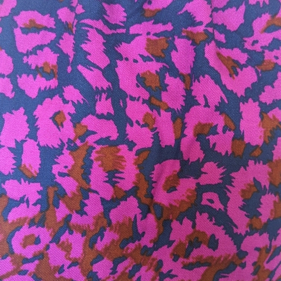 Marc By Marc Jacobs Silk Purple Leopard mid-length Dress - Picture 6 of 8